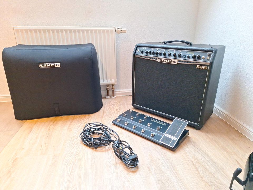 E Gitarren Verstärker Line6 Spider Valve mkII 112, Shordboard FBV in Groß Wittensee