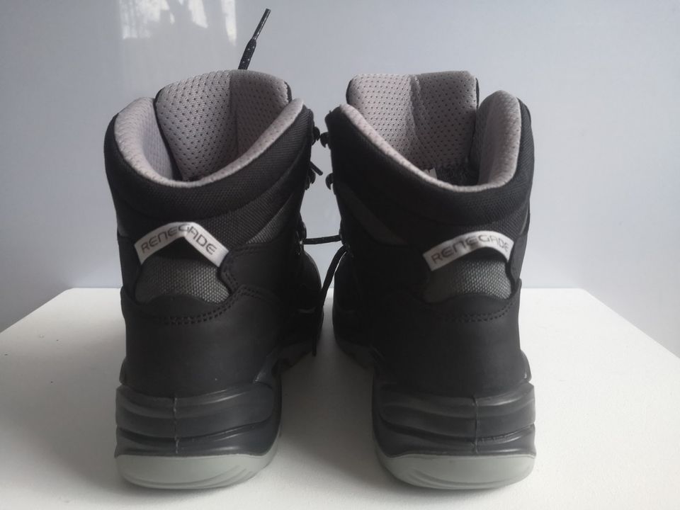 Damen Wander Schuhe Boots LOWA RENEGADE GTX Gr 39,5 schwarz Nubuk in Erkrath