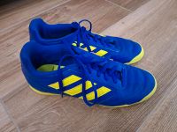 Adidas Hallenschuh Turnschuh Sala blau-gelb Neuwertig! Gr.41 1/3 Sachsen - Frohburg Vorschau