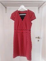 Stylisches Kurzarm Kleid rot schwarz gestreift, XS Ca 90cm Berlin - Köpenick Vorschau