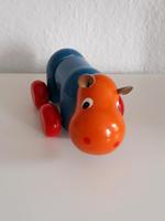 Vintage Holz Nilpferd auf Rollen aus DDR Zeiten Sachsen - Zwickau Vorschau