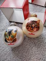 2xChristbaumkugel,Weihnachtskugel, Glas"Katze"Baumschmuck Niedersachsen - Hildesheim Vorschau