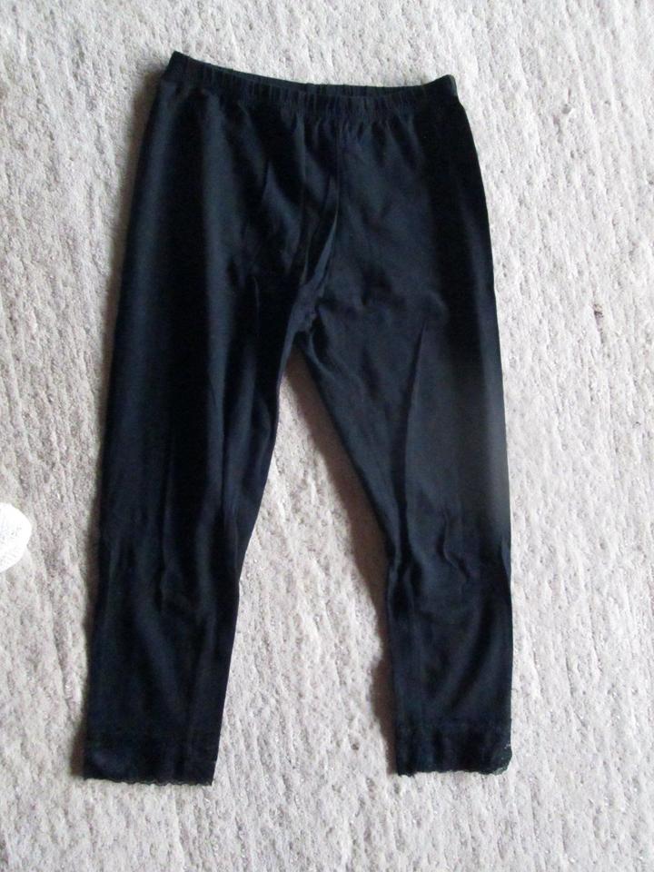 3/4 schwarze Leggings m Spitzen Gr 40 / 42 von Tchibo in Höhn