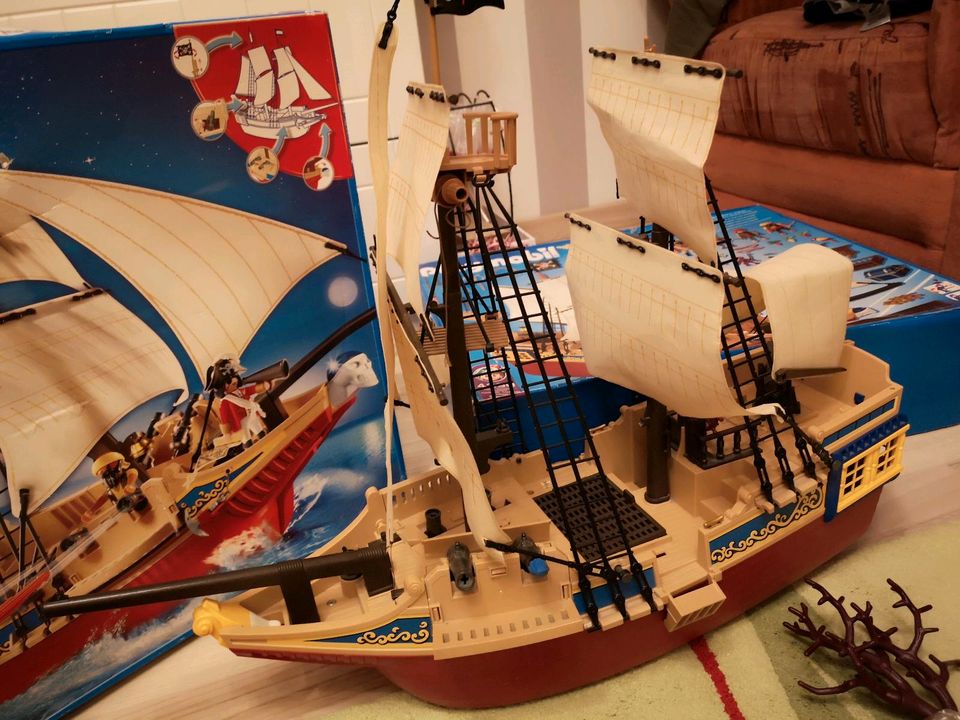 Playmobil Piraten Schiff piraten Boot  2SETS junge kinder weihnac in Hennigsdorf