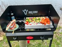 BBQ Toro  Gas Kocher mit Windschutz und Plancha Mitte - Wedding Vorschau