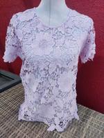 Spitzenshirt lila Flieder Gr. 38 neu Bayern - Mantel Vorschau