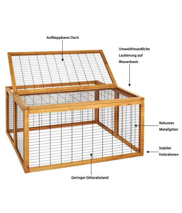 Freilaufgehege Kaninchenstall Außengehege Kaninchen NEU in Karben