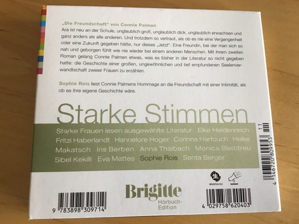 Hörbuch Starke Stimmen Die Freundschaft Sopie Rois 3 CDs in Regensburg