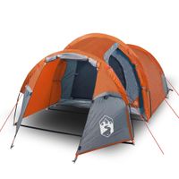 Campingzelt 4 Personen Grau & Orange 360x135x105 cm 185T Taft Bayern - Bad Kissingen Vorschau