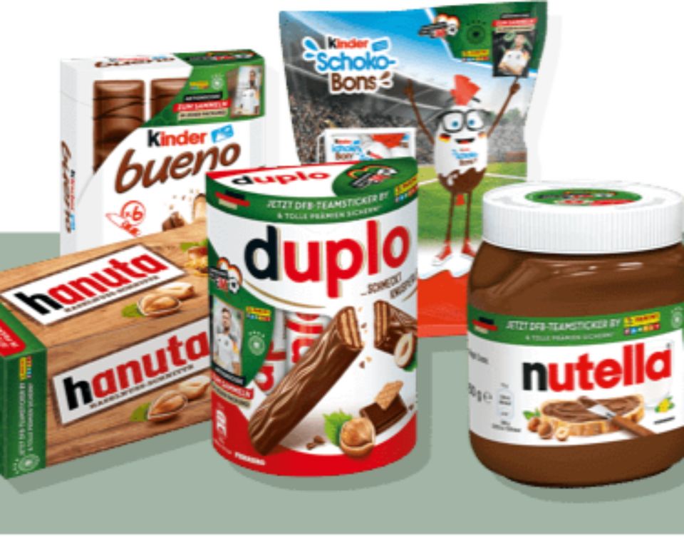 Suche Ferrero Sammelcodes in Nutella Bueno Kinderriegel Duplo in Bramsche