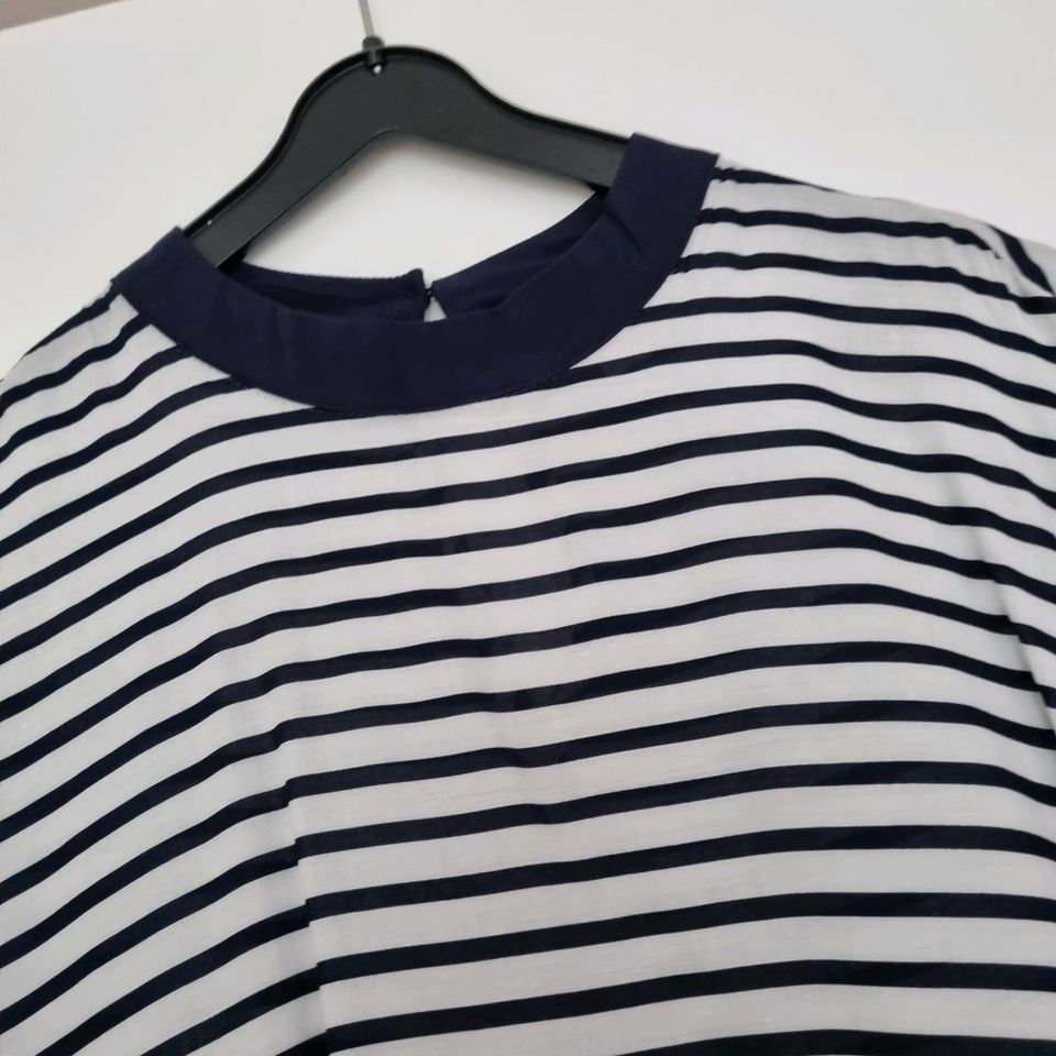 Esprit Bluse blau weiß gestreift Neu Gr. M 38 in Gescher