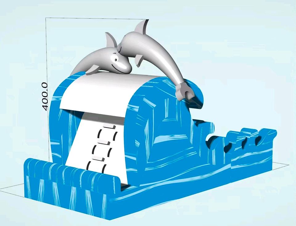 Wasserrutsche Delfin jetzt für den Sommer mieten !!! in Gelsenkirchen