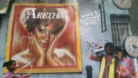 Aretha Franklin LP-"Who´s zooming who?"-Werbeplakat 1985*RARITÄT* Nordrhein-Westfalen - Löhne Vorschau