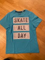 Skate t Shirt mit Pailletten Schrift 2 Varianten 146-152 Niedersachsen - Elsfleth Vorschau