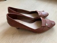 Pumps von Esprit Lederpumps Gr. 38 cognac Frankfurt am Main - Oberrad Vorschau
