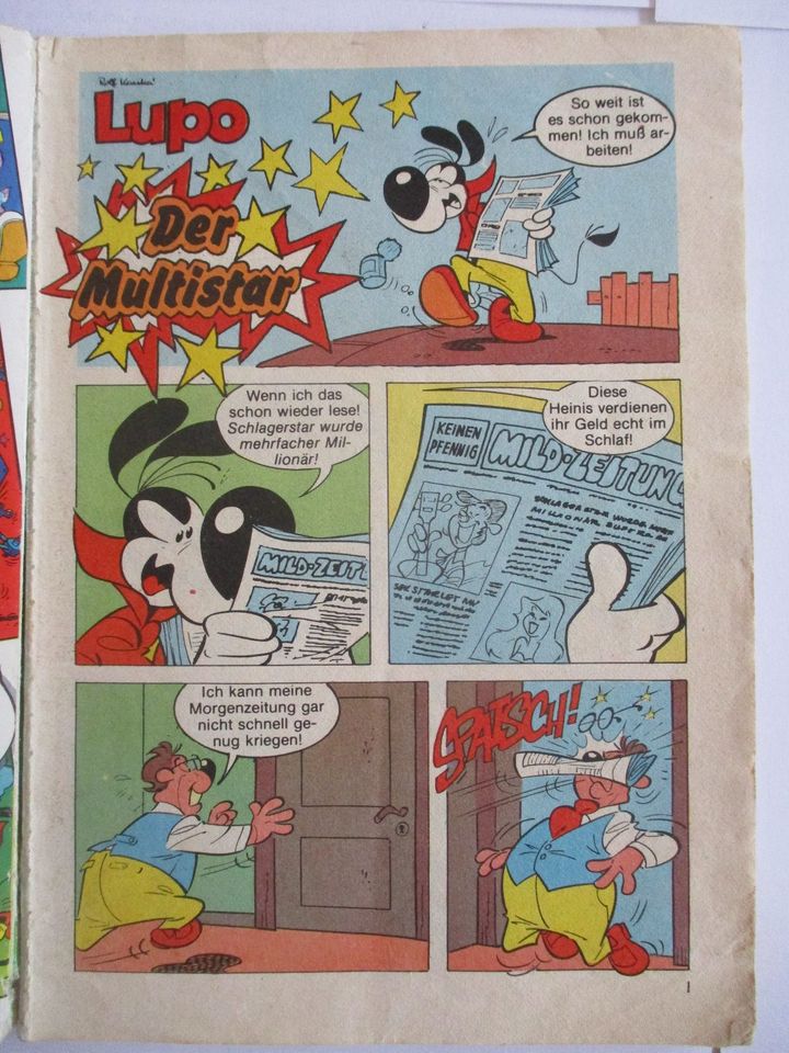 Donald Duck + Lupo - 7 Hefte - Comic - Gebraucht - Konvolut in Bad Segeberg