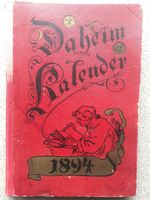 Daheim Kalender 1894 Bayern - Hofstetten a. Lech Vorschau