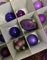 Weihnachtsbaumkugeln Tannenbaumschmuck Christbaumkugeln 32 Lila Nordrhein-Westfalen - Meerbusch Vorschau