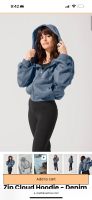 Popflex Zip Cloud Hoodie - Denim Blue in 1X/3X Pankow - Prenzlauer Berg Vorschau