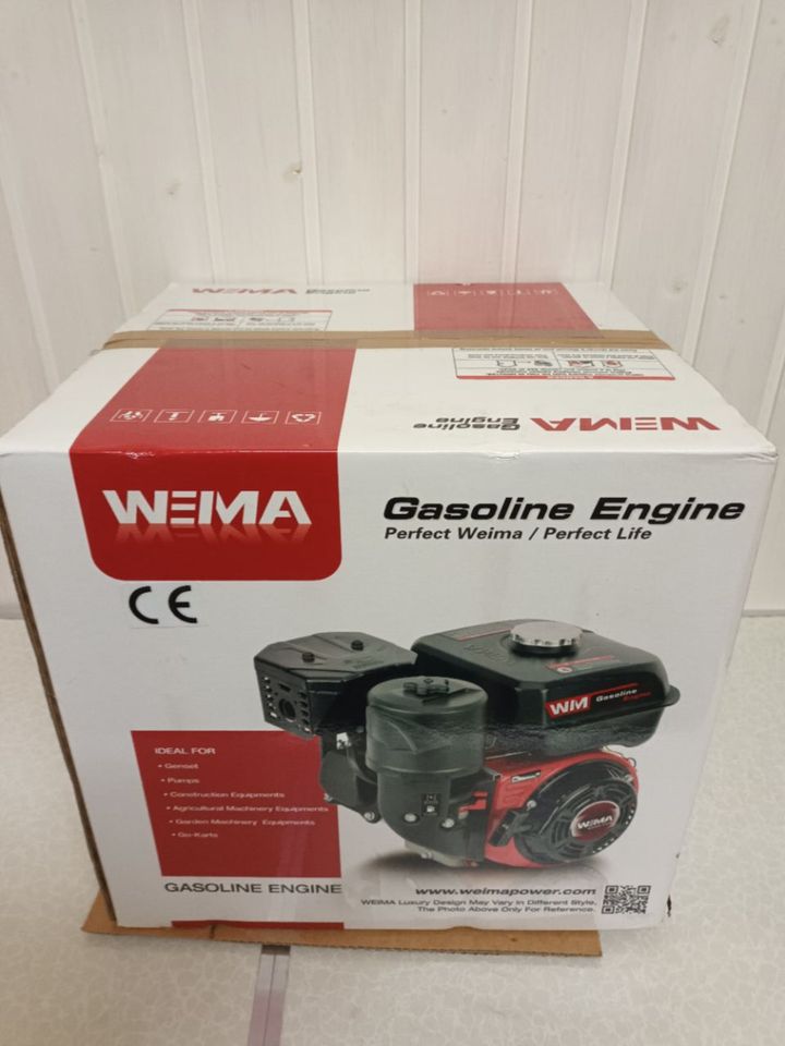 4 Takt Motor 7 PS Marke Weima WM170F/P-2 Neu in Schönsee