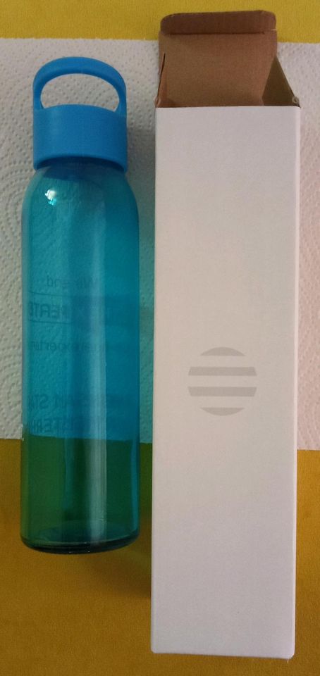 NEU ‼️❗‼️  Glas Trinkflasche Blau mit Verschluss - NEU ❗‼️❗ in Nürnberg (Mittelfr)