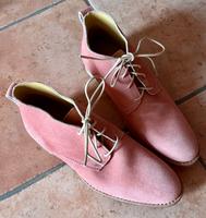 Goldmud Schnürstiefelette Leder Gr. 39 rosé NEU Brandenburg - Jacobsdorf  Vorschau