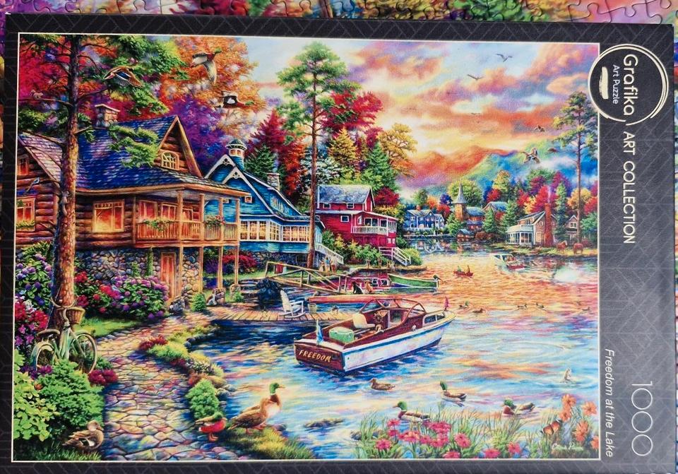 Grafika ART Collection Puzzle, 1000 Teile, "Freedom at the Lake" in Falkensee