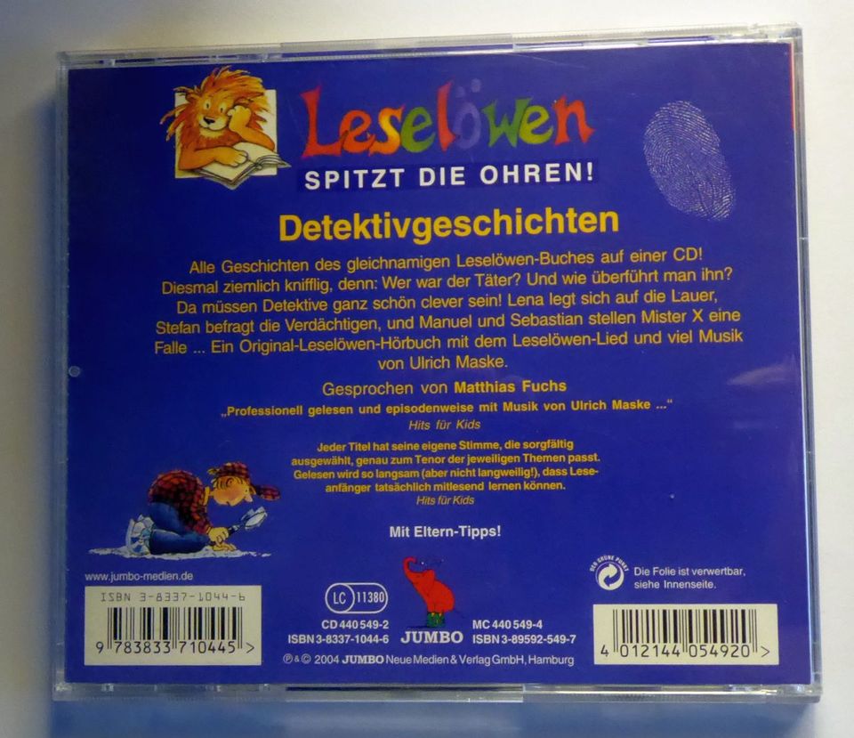 Leselöwen Detektivgeschichten Hörspiel-CD in Herrenberg