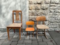 3x älterer Stuhl Holz Kinderstuhl Upcycling DIY Baden-Württemberg - Ubstadt-Weiher Vorschau