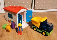 Playmobil 1-2-3 6759 Laster/LKW Sortiergarage Schleswig-Holstein - Großenwiehe Vorschau