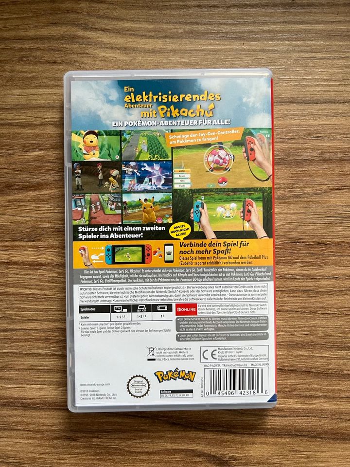 Pokémon Let‘s Go Pickachu Switch in Nümbrecht