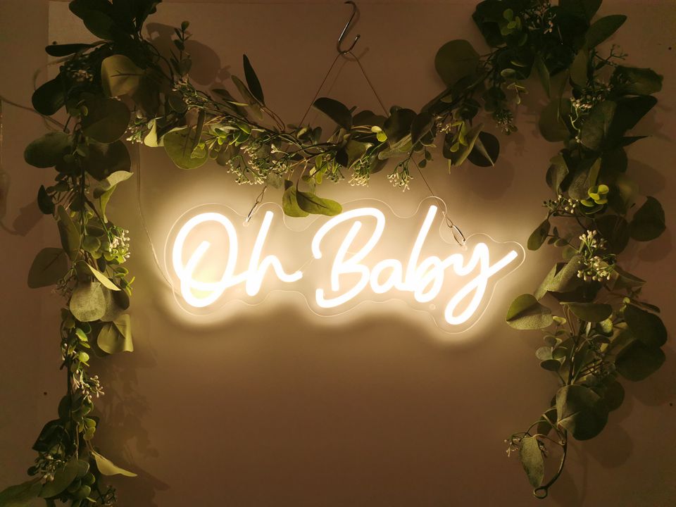 Neon Leuchtschild "S" - Oh Baby - Babyparty Vermietung in Halle (Westfalen)