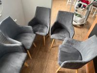 5 esszimmerstühle Sessel grau Stoff Bayern - Teuschnitz Vorschau