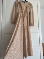 Modanisa schönes Sommerkleid Maxikleid mit Muster gelb beige weiß Baden-Württemberg - Mannheim Vorschau