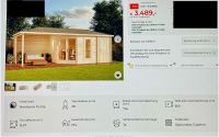 Luxus- Gartenhaus mit Anbau & Terrasse - neu! 1000,- Ersparnis!!! Sachsen - Bergen bei Auerbach, Vogtland Vorschau