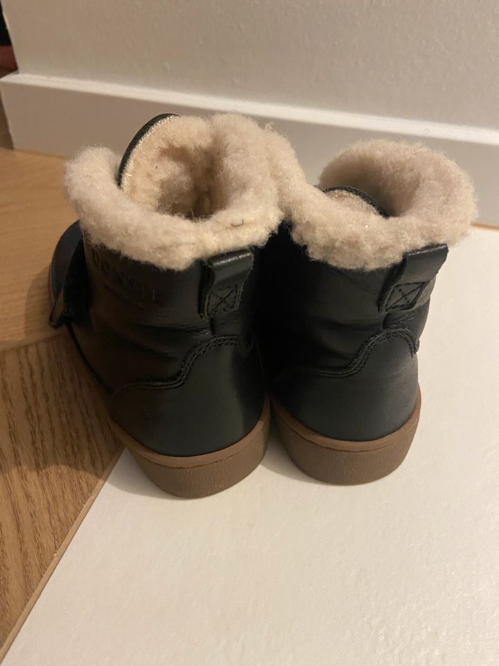 Donsje Lammfell Leder Stiefel Neu! 26 Schwarzblau in Remseck am Neckar