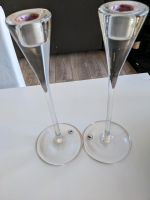 2x Kerzenständer aus Glas Niedersachsen - Schiffdorf Vorschau