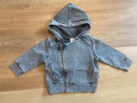 Zara Sweatjacke / Biker Jacke in Größe 68 / grau Nordrhein-Westfalen - Lemgo Vorschau