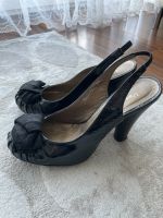 Damen Pumps Schuhe Lack Leder Gr. 38 High Heels Frankfurt am Main - Eckenheim Vorschau