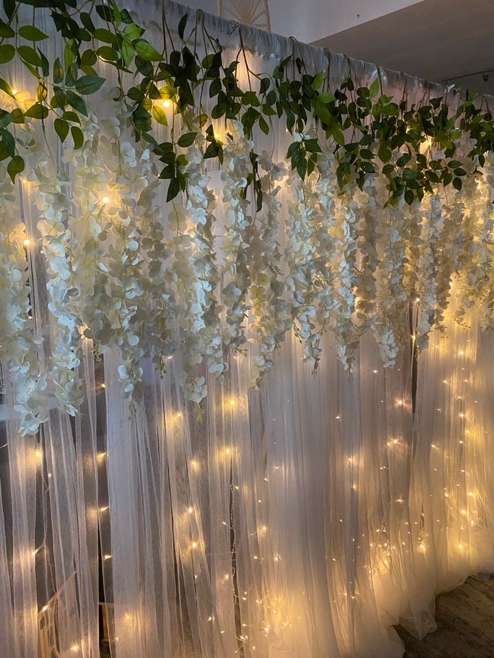 Hintergrund Hochzeit Fotowand LED in Neunkirchen