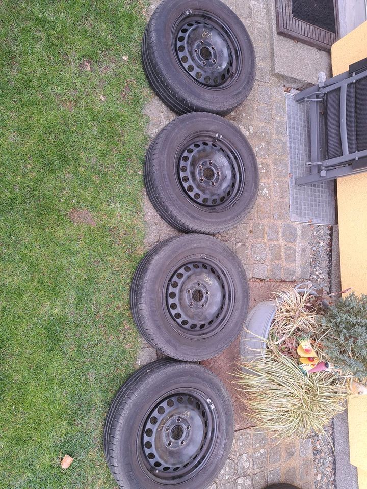 Michelin Reifen auf Stahlfelge, passend für Golf 6 in Wernigerode