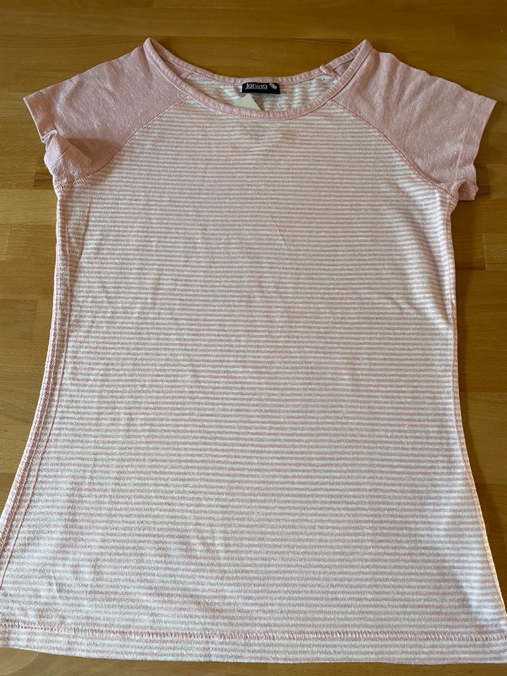 Tshirt rosa weiß Größe 34 in Eltmann