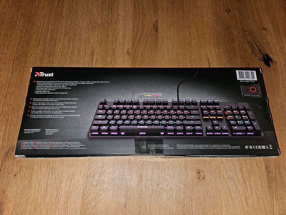 Gaming Tastatur Trust GXT 865 Asta in Schloß Holte-Stukenbrock