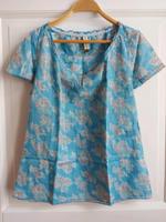 leichte Bluse von Campus, Gr. S, hellblau mit floralem Muster Brandenburg - Potsdam Vorschau