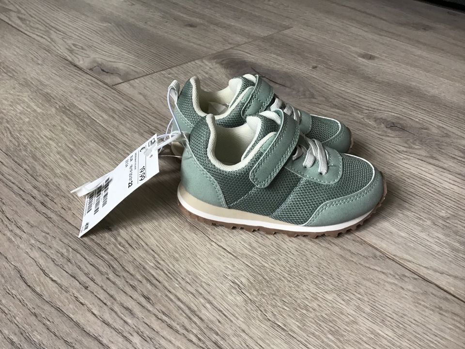 H&M Baby Sneaker Mint grün Gr 22 NEU mit Etikett in Hiddenhausen