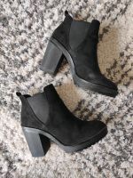 Schwarze Absatzboots/Stiefeletten/Absatzschuhe Bershka Gr. 38 Saarland - Friedrichsthal Vorschau