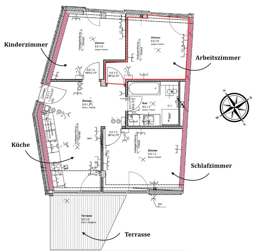 Zwischenmiete bis 1 Jahr! Schöne neue Wohnung für kleine Famile in Berlin
