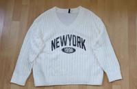 Pullover von H&M divided Gr. M creme, Strickpullover, oversize Bremen - Vegesack Vorschau