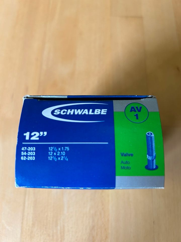 Schwalbe 12“ Fahrradschlauch 12 Zoll Schlauch Neu in Ampfing