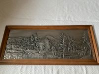 Zinnbild 100 x 45 cm Berge Mühle Wald Dorf Pferdewagen Hessen - Oberursel (Taunus) Vorschau